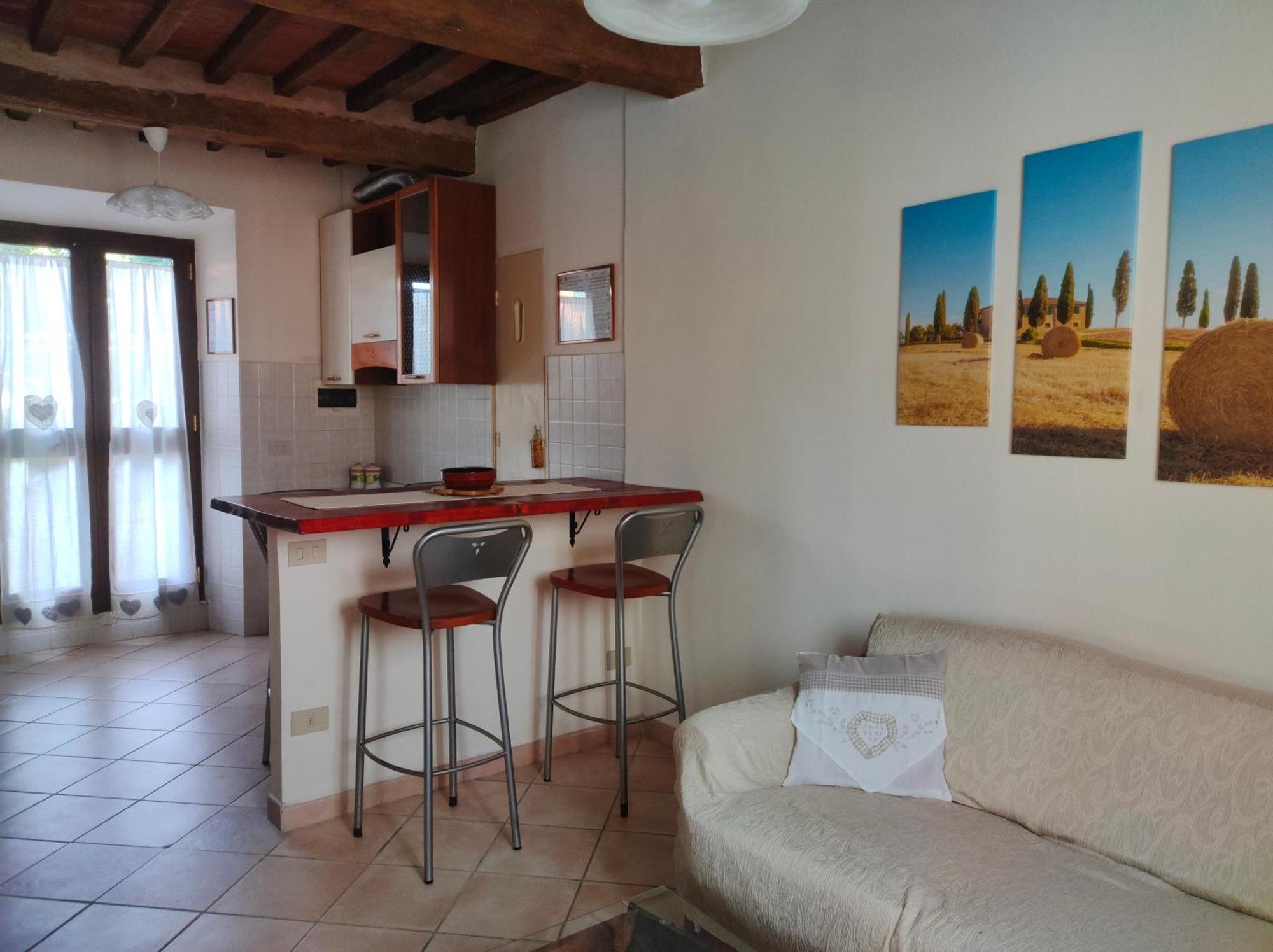 La Casina Di Colle - Appartamento Rustico Sulle Colline Di Pisa Casciana Terme Zewnętrze zdjęcie